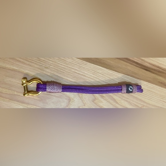 Mover Waterproof dark and light purple nautical Bracelet, 6” - Picture 4 of 4